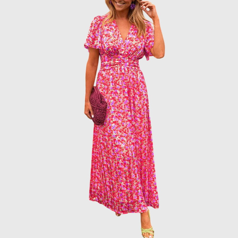 Cécile | Refined Floral Dress