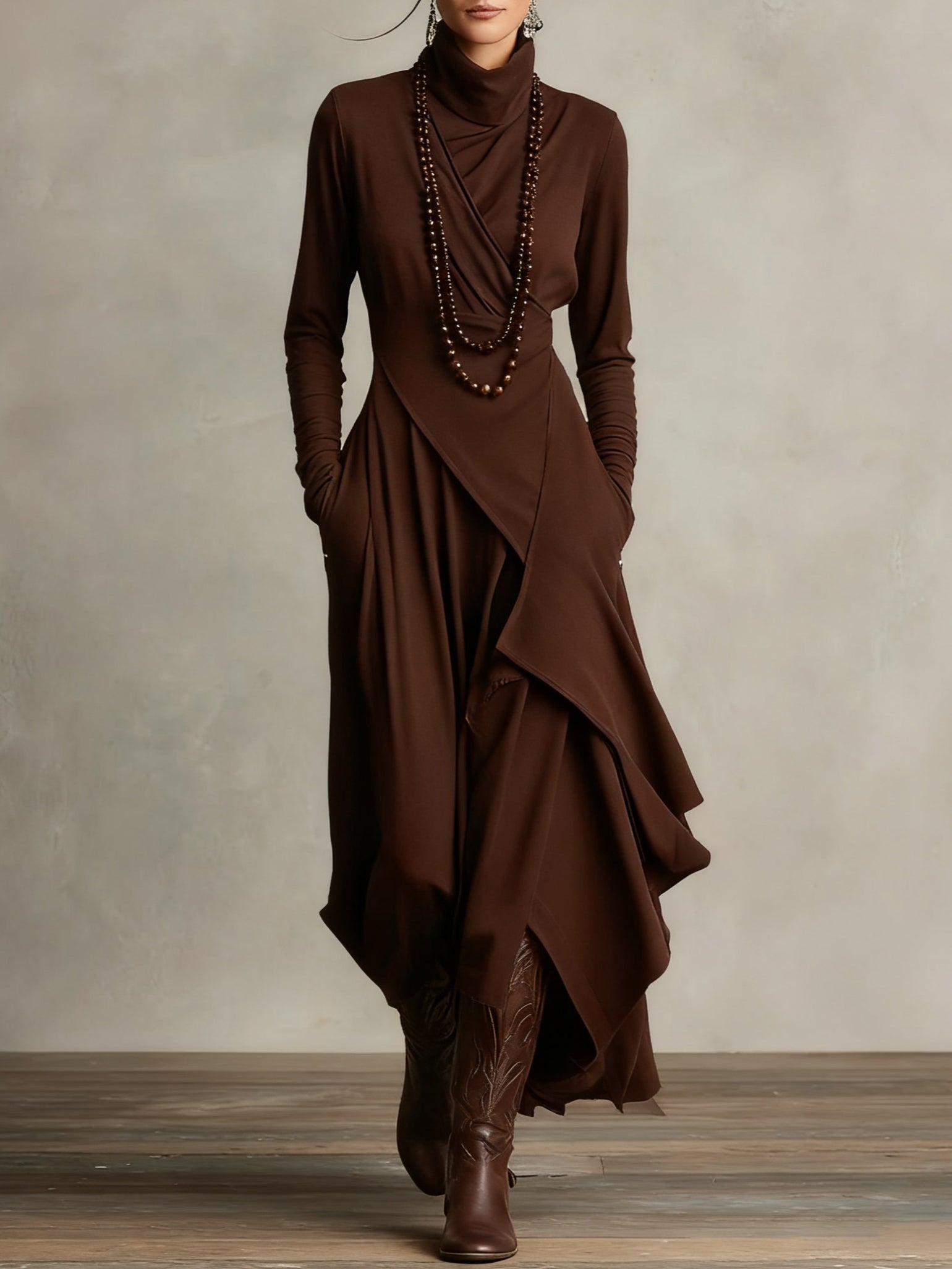 Romane | Sleek Maxi Dress