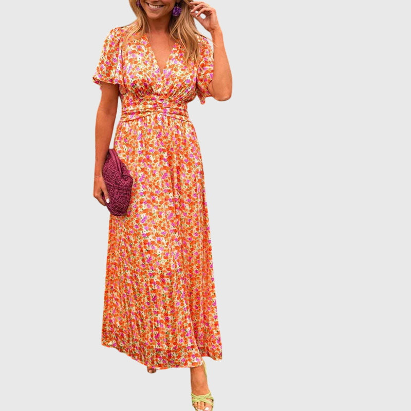 Cécile | Refined Floral Dress