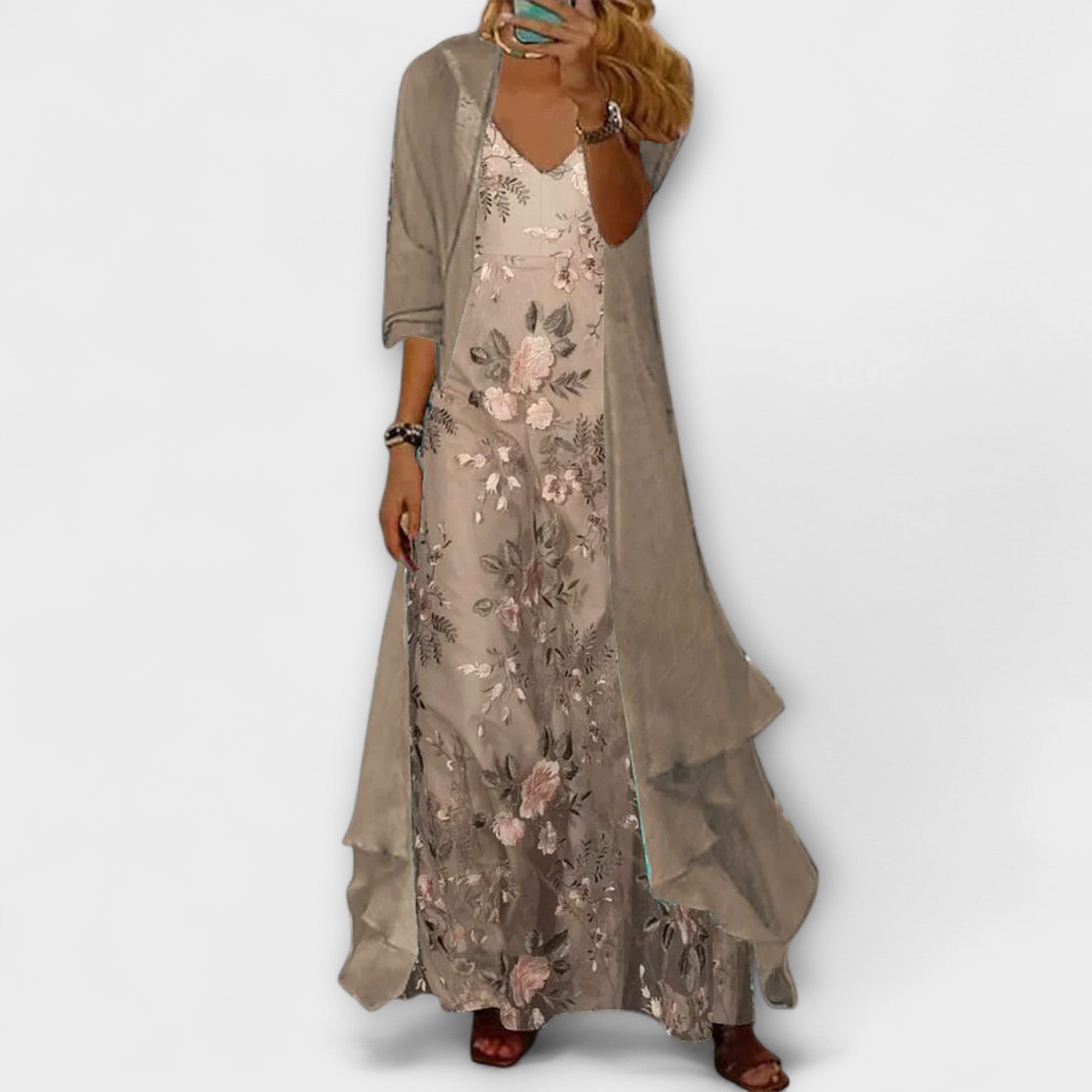 Eve | Sculpted Maxi Dress