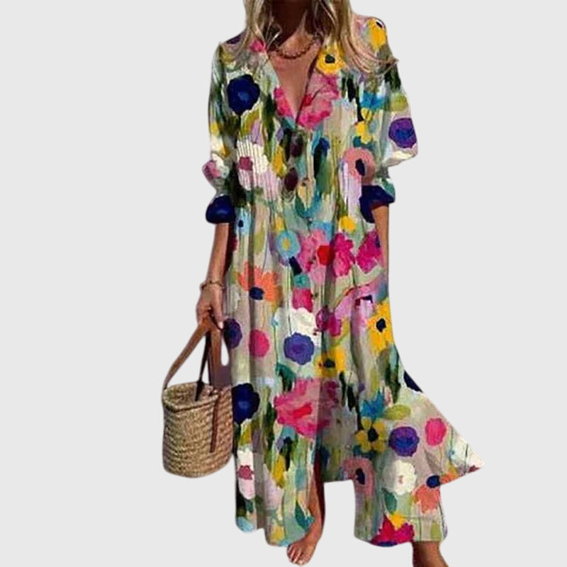 Elodie | Classic Floral Dress