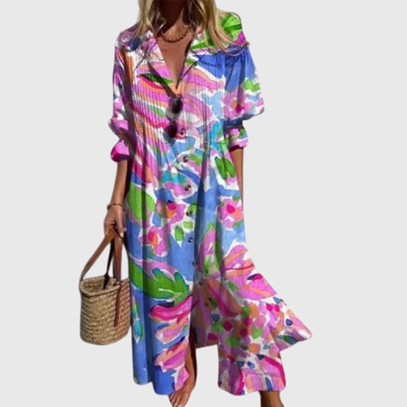 Elodie | Classic Floral Dress