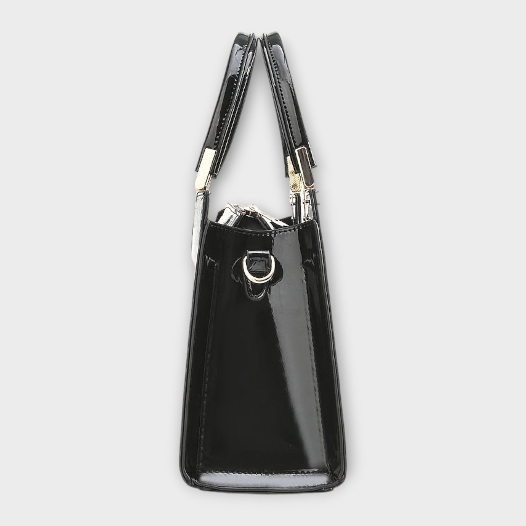 Maison Verdelle -  Shiny Crocodile Skin Pattern Handbag