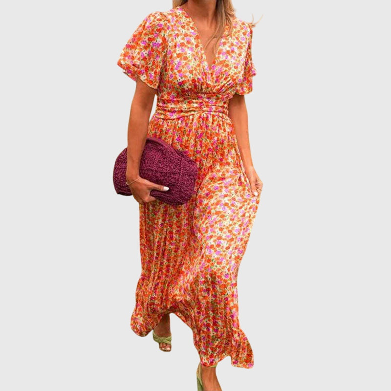 Cécile | Refined Floral Dress
