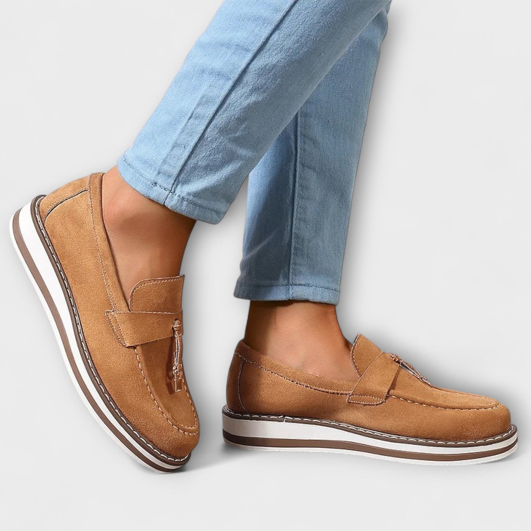 FREYA - ROUND TOE LOAFERS